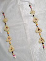 Handmade grass hanging on the side of the colorful house door decoration - Image 4
