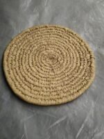 Palm Gold Table Mat | Round Table Mat Handmade