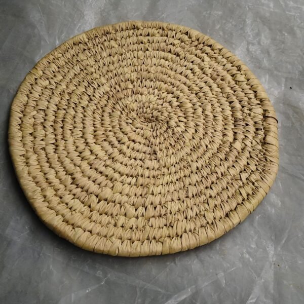 Palm Gold Table Mat | Round Table Mat Handmade