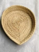 Handmade Leaf Shaped Tray | Glossy Finish Grass - Image 2