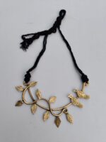 Handcrafted Dokra Bird-on-Branch Brass Necklace – Tribal Folk Jewelry - Image 4
