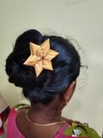 Handmade Palm Leaf Hair Pins – Bamboo Craft - Image 2