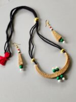 Palm Leaf Necklace Set - Eco-Friendly - Image 3