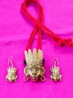 Handcrafted Dokra Brass Necklace & Earrings Set – Tribal Art Jewelry
