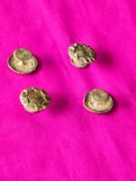 Handmade Brass Buttons for Kurta and Jacket - Spiral Motif - Image 2