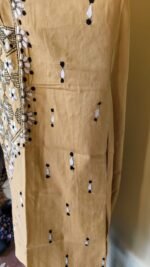 Men’s Cotton Kantha Stitch Kurta/Panjabi – biskut cream color - Image 5