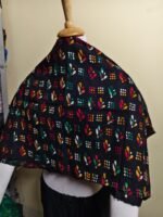 Cotton Kantha Stitch All-Over Blouse Material – Multicolor Sprigs - Image 3