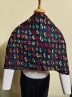 Cotton Kantha Stitch All-Over Blouse Material – Multicolor Sprigs