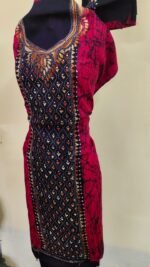 Rany pink Pure Cotton Kantha Batik Salwar Suit 3Piece - Image 2