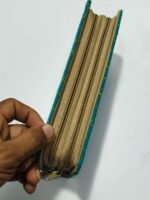 Kantha Cotton Zip Wallet – Double Zipper Compartments Green - Image 4