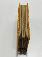 Kantha Cotton Zip Wallet – Double Zipper Compartments Yellow - Image 5