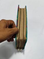 Sea Green Kantha Cotton Zip Wallet – Double Zipper Compartments - Image 6