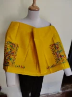Premium Quality Blouse Material for Women Yellow - Image 4