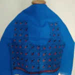 Royal blue colour Kantha Stitch Blouse One piece