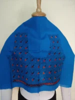 Royal blue colour Kantha Stitch Blouse One piece