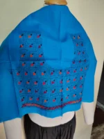Royal blue colour Kantha Stitch Blouse One piece - Image 2