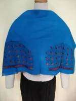 Royal blue colour Kantha Stitch Blouse One piece - Image 4