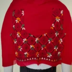 Red Kantha Stitch Blouse One Piece