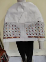 White Kantha Stitch Blouse One piece - Image 4