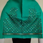 Forest Green Kantha stitch Blouse One Piece