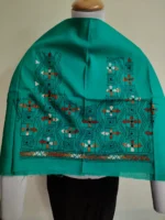 Green Kantha Stitch Blouse One Piece