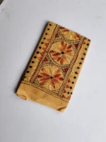 Beige colour Cotton Kantha Stitch Blouse - Image 4