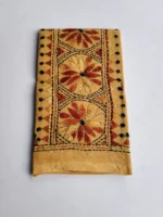 Beige colour Cotton Kantha Stitch Blouse