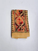 Beige colour Cotton Kantha Stitch Blouse - Image 4