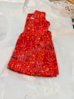 Printed cotton kids gown frock for kids - Image 5
