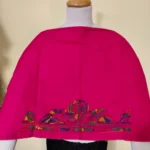 Rani Cotton Kantha Stitch Blouse Material – Hand Embroidered Lotus Border