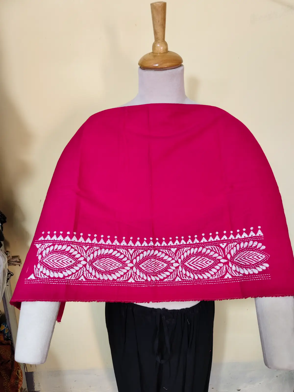 1000528077.webp Rani Kantha Stitch blouse Material - Image 2