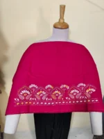 Kantha Blouse Piece Rani colour - Image 5