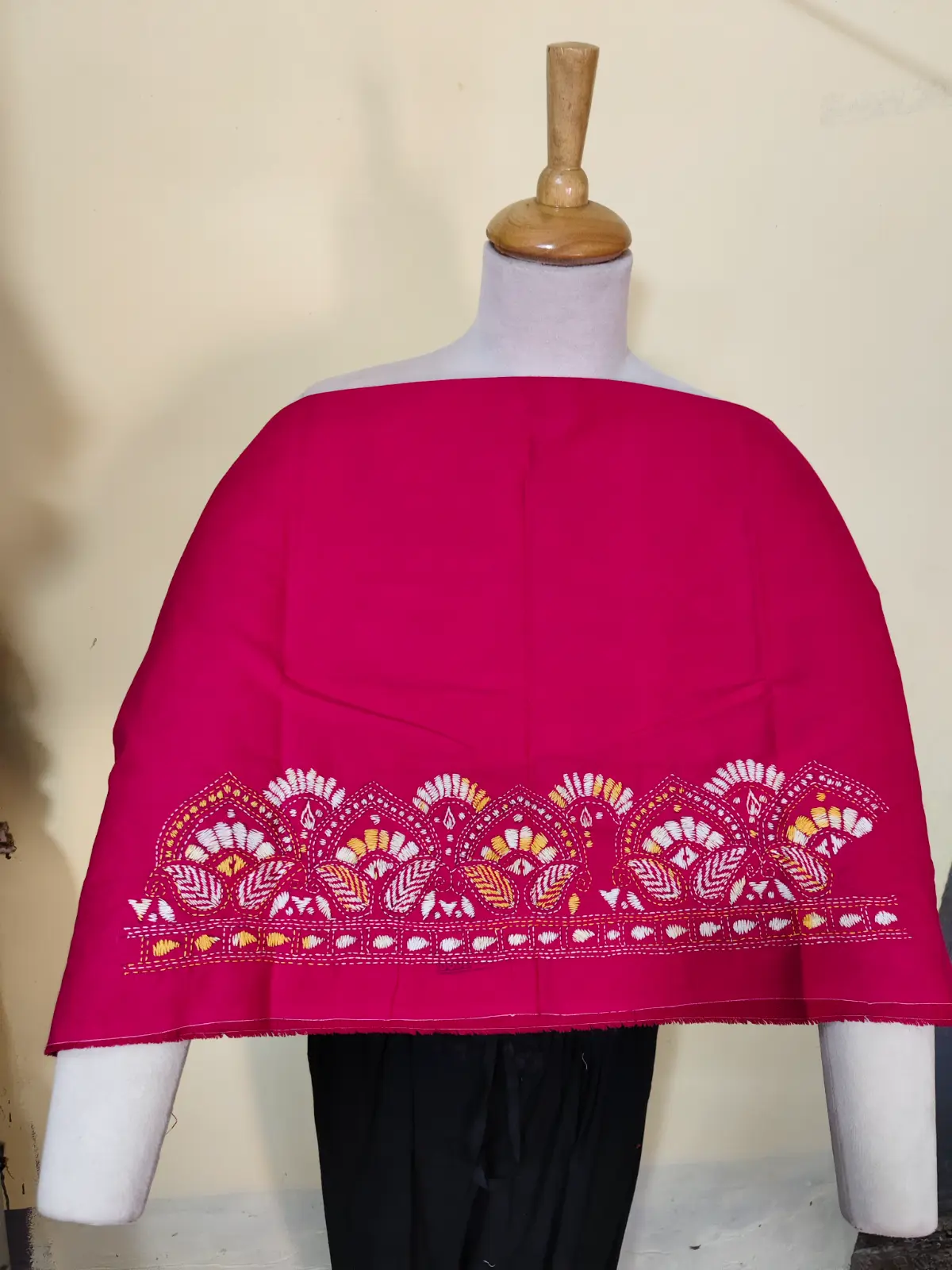 1000528088.webp Kantha Blouse Piece Rani colour - Image 5