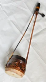 Shantiniketan Handmade Baul Ektara - Made of Wood and Goatskin Leather