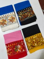 Embroidery dual color blouse piece 4 piec - Image 4