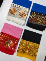 Embroidery dual color blouse piece 4 piec - Image 3