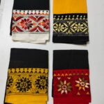 Katha Stitch Blouse piece material (4 piec)