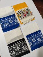 Kantha stitch Dual Color Blouse piece (4 piec) - Image 3