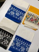 Kantha stitch Dual Color Blouse piece (4 piec) - Image 2