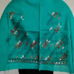 Sea Green Colour Kantha Stitch Blouse Matireal