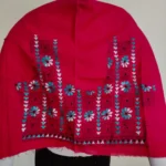 Red-Pink Kantha Stitch Blouse Matireal