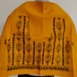Yellow Kantha Stitch Blouse One Piece