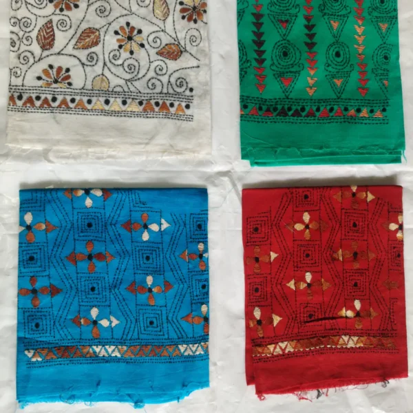 Kantha Stitch Blouse wholesale 4 piece Set For Women