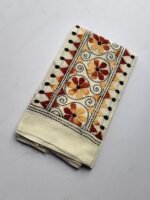 White Blouse Kantha Stitch Material - Image 4