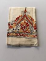Kantha Work Blouse Piece - White