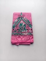 Pink Cotton Kantha Stitch Blouse Piece - Image 4