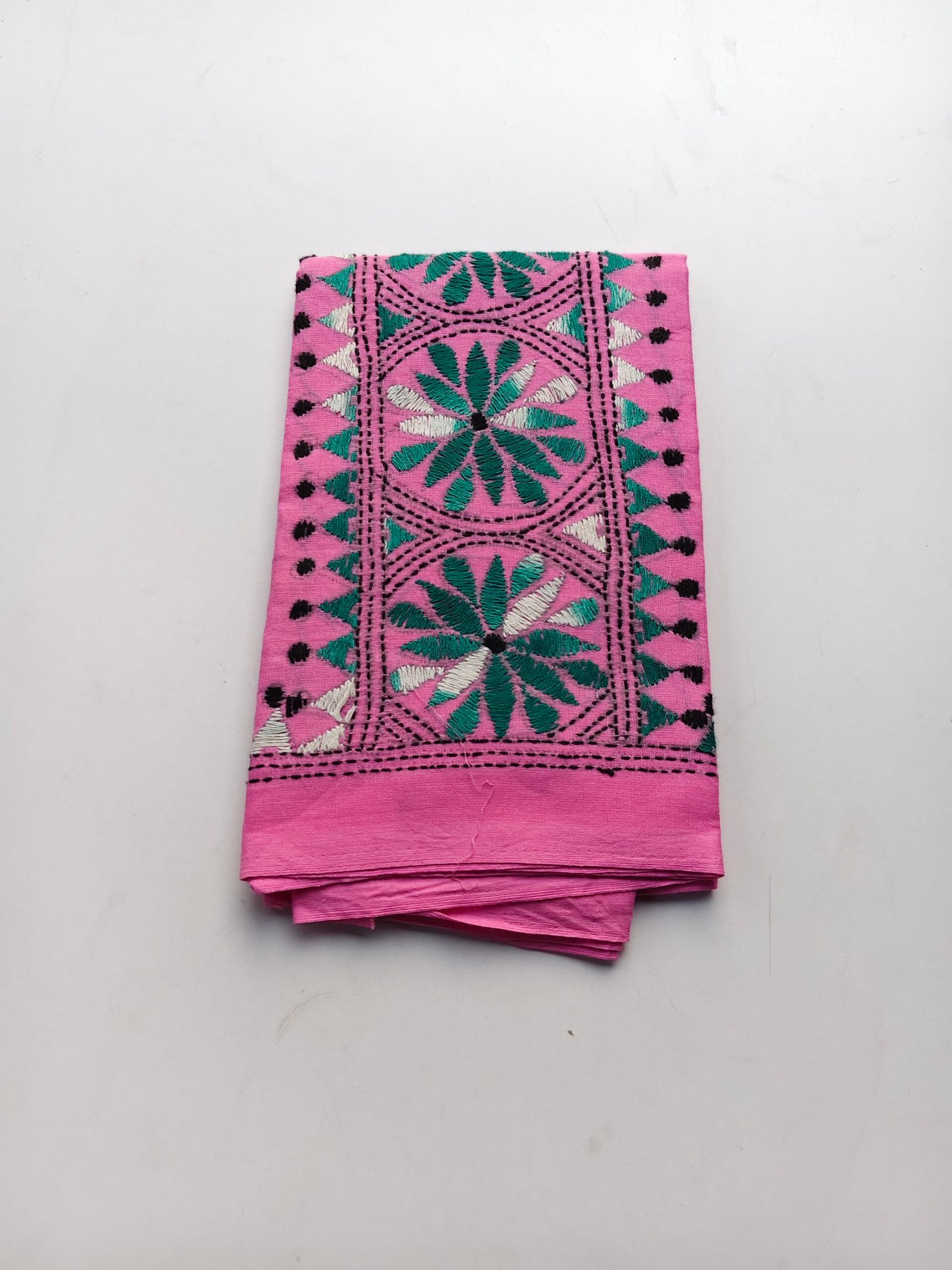 IMG_20251028_162609 Pink Cotton Hand Work Blouse Piece - Image 1