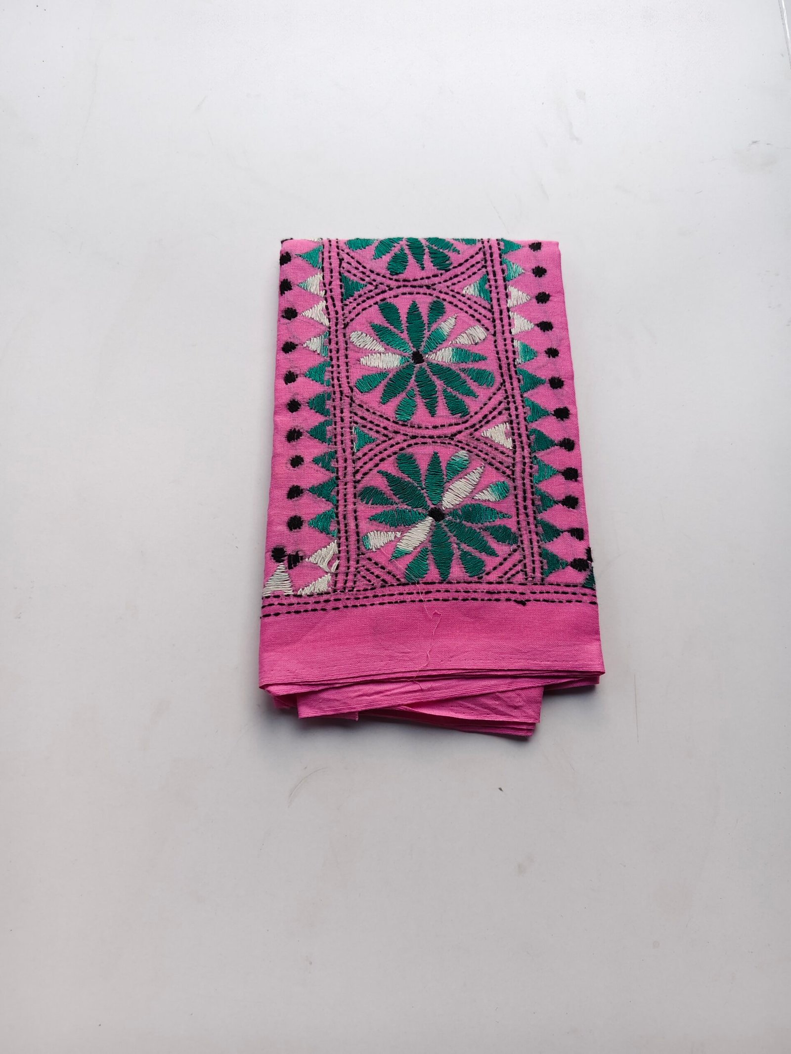IMG_20251028_162616 Pink Cotton Hand Work Blouse Piece - Image 4