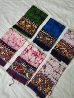 Cotton Kantha Stitch Batik Blouse Material – Combo - Image 2