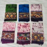 Cotton Kantha Stitch Batik Blouse Material – Combo